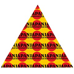 Japan Nippon Style - Japan Sun Wooden Puzzle Triangle by DinzDas