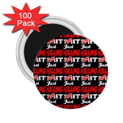 Just Killing It - Silly Toilet Stool Rocket Man 2 25  Magnets (100 Pack)  by DinzDas