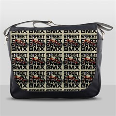 Bmx And Street Style - Urban Cycling Culture Messenger Bag by DinzDas