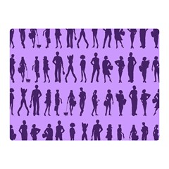 Normal People And Business People - Citizens Double Sided Flano Blanket (mini)  by DinzDas