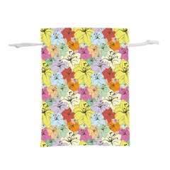 Abstract Flowers And Circle Lightweight Drawstring Pouch (m) by DinzDas
