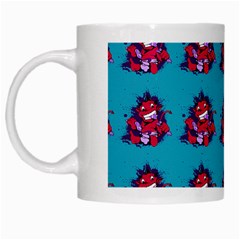 Little Devil Baby - Cute And Evil Baby Demon White Mugs by DinzDas