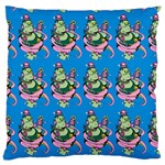 Monster And Cute Monsters Fight With Snake And Cyclops Standard Flano Cushion Case (One Side) Front