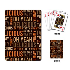 When Food Is Love Playing Cards Single Design (rectangle) by designsbymallika