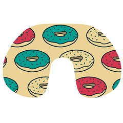 Donuts Travel Neck Pillow by Sobalvarro