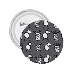 Grey Base, B&w Chpa Pattern Design 2 25  Buttons by CHPALTD