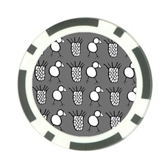 Grey Base, B&w Chpa Pattern Design Poker Chip Card Guard (10 Pack) by CHPALTD