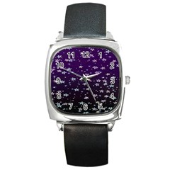 Stars Square Metal Watch by Sparkle