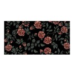 Dusty Roses Satin Wrap Front
