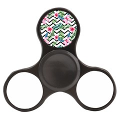 Tropical Zig Zag Pattern Finger Spinner by designsbymallika