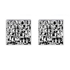 Graffiti Spray Can Characters Seamless Pattern Cufflinks (square) by Amaryn4rt