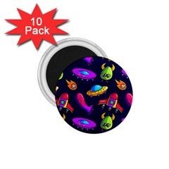 Space Pattern 1 75  Magnets (10 Pack)  by Amaryn4rt