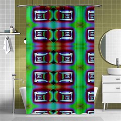 Corridor Nightmare Shower Curtain 48  X 72  (small)  by ScottFreeArt