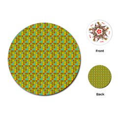 Lemon And Yellow Playing Cards Single Design (round) by Sparkle