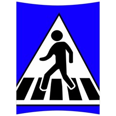 Cross Crossing Crosswalk Line Walk Back Support Cushion by HermanTelo