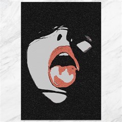 Wide Open And Ready - Kinky Girl Face In The Dark Canvas 12  X 18  by Casemiro
