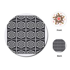 Optical Illusion Playing Cards Single Design (round) by Sparkle