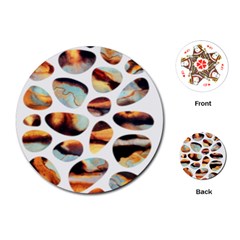 Gems Playing Cards Single Design (round) by Sparkle