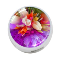 Poppy Flower 4-port Usb Hub (two Sides) by Sparkle
