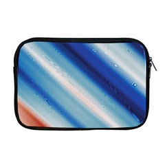 Blue White Apple Macbook Pro 17  Zipper Case by Sparkle