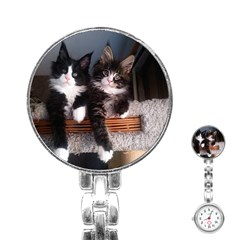 Cats Brothers Stainless Steel Nurses Watch by Sparkle