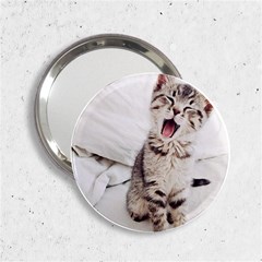 Laughing Kitten 2 25  Handbag Mirrors by Sparkle