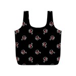 Ugly Monster Fish Motif Print Pattern Full Print Recycle Bag (S) Back