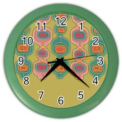 Americana 2 Color Wall Clock by emmamatrixworm