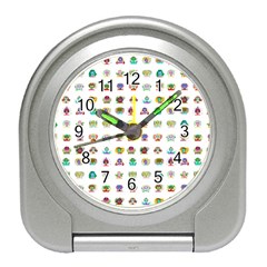 All The Aliens Teeny Travel Alarm Clock by ArtByAng