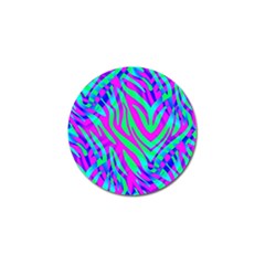 Wild And Crazy Zebra Golf Ball Marker by Angelandspot