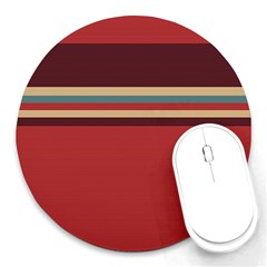 Retro Aesthetic Round Mousepads by tmsartbazaar