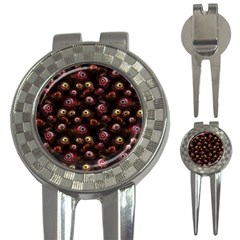 Zombie Eyes Pattern 3-in-1 Golf Divots by SpinnyChairDesigns