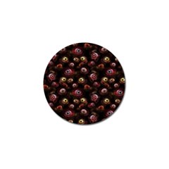 Zombie Eyes Pattern Golf Ball Marker by SpinnyChairDesigns