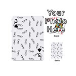 Geek Glasses With Eyes Playing Cards 54 Designs (Mini) Front - Spade3