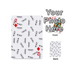 Geek Glasses With Eyes Playing Cards 54 Designs (Mini) Front - Diamond2