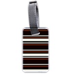 Classic Coffee Brown Luggage Tag (two sides) Front