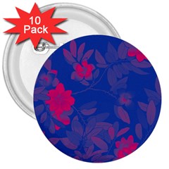 Bi Floral-pattern-background-1308 3  Buttons (10 Pack)  by VernenInk
