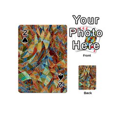 Boho Colorful Mosaic Playing Cards 54 Designs (mini) by SpinnyChairDesigns
