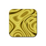 Golden Wave Rubber Coaster (Square)  Front