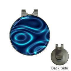 Blue Wavy Hat Clips With Golf Markers by Sabelacarlos