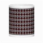 Red Halloween Spider Tile Pattern Morph Mugs Center