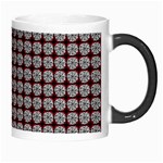 Red Halloween Spider Tile Pattern Morph Mugs Right