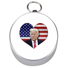 Trump President Sticker Design Silver Compasses by dflcprintsclothing