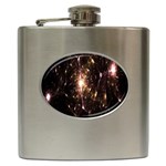 Glowing Sparks Hip Flask (6 oz) Front