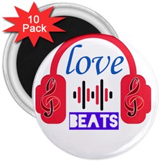 Coolbreez Love  3  Magnets (10 Pack)  by Skirfan