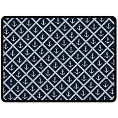 Anchors  Fleece Blanket (large)  by Sobalvarro