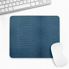 Turquoise Alligator Skin Large Mousepads by LoolyElzayat