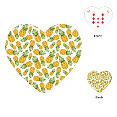 Pineapples Playing Cards Single Design (heart) by goljakoff