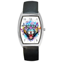 Butterflytiger Barrel Style Metal Watch by Sparkle