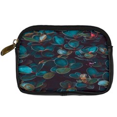 Realeafs Pattern Digital Camera Leather Case by Sparkle